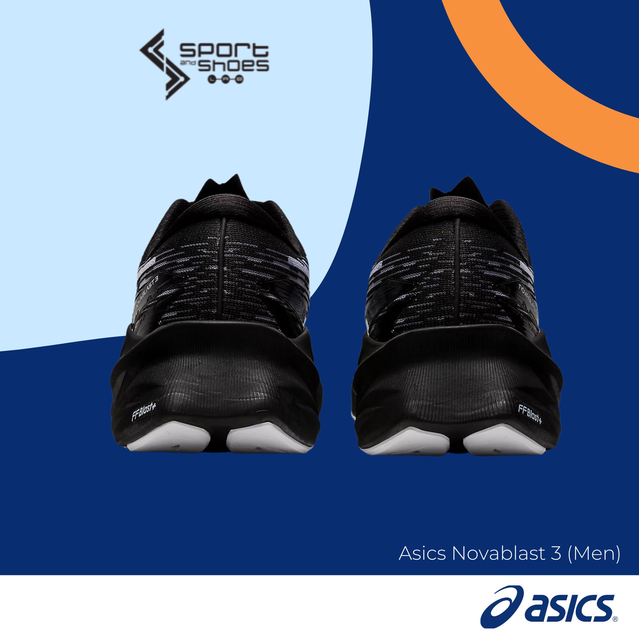 Asics Novablast 3 (M) Black/White